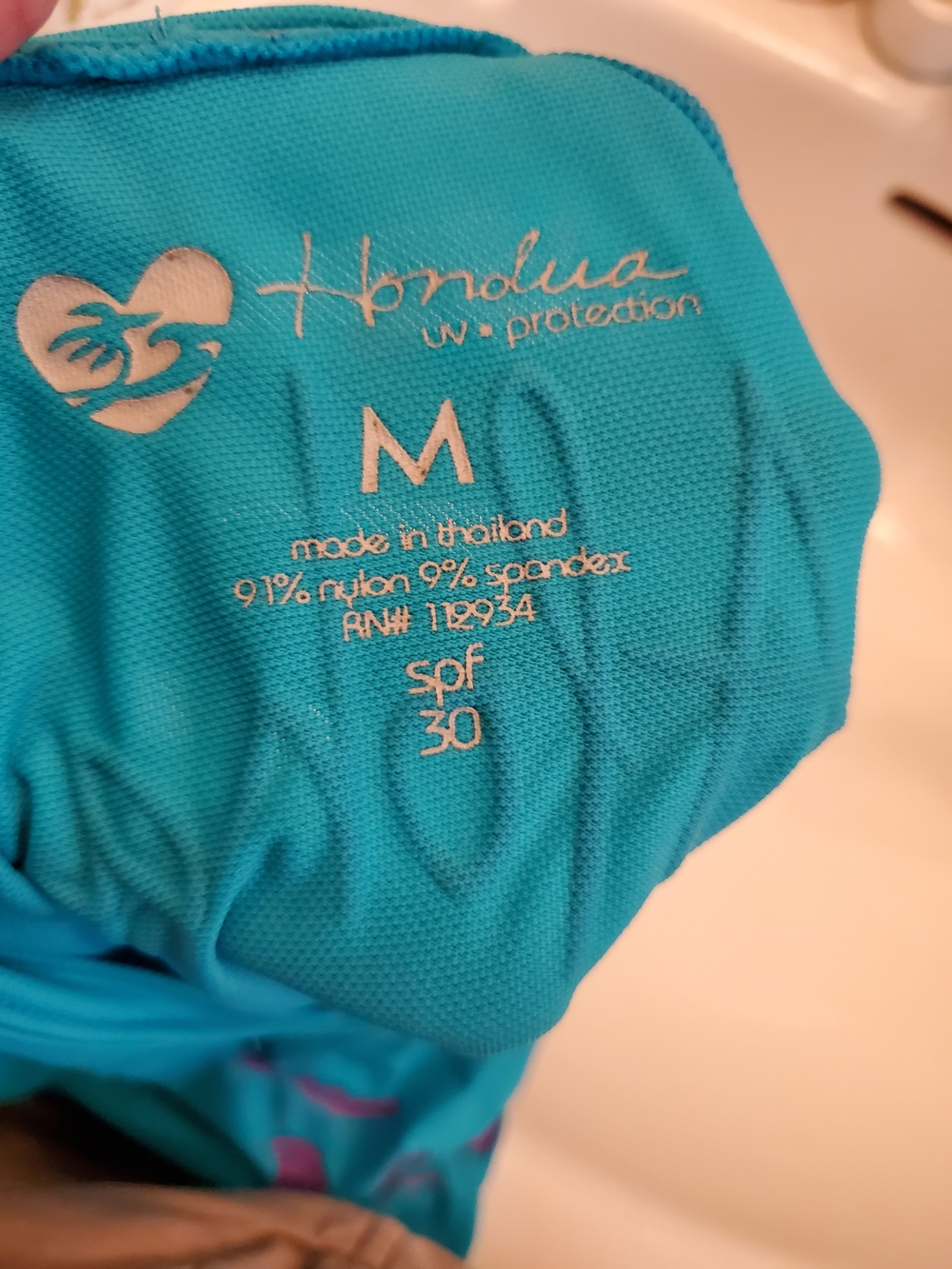 Honolua Women's Turquoise UV Protection - M